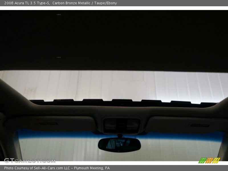 Carbon Bronze Metallic / Taupe/Ebony 2008 Acura TL 3.5 Type-S
