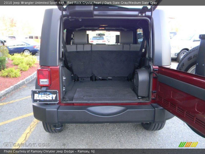 Red Rock Crystal Pearl / Dark Slate Gray/Medium Slate Gray 2010 Jeep Wrangler Unlimited Sport 4x4