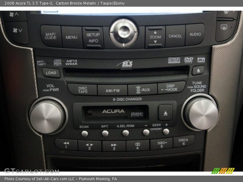 Carbon Bronze Metallic / Taupe/Ebony 2008 Acura TL 3.5 Type-S