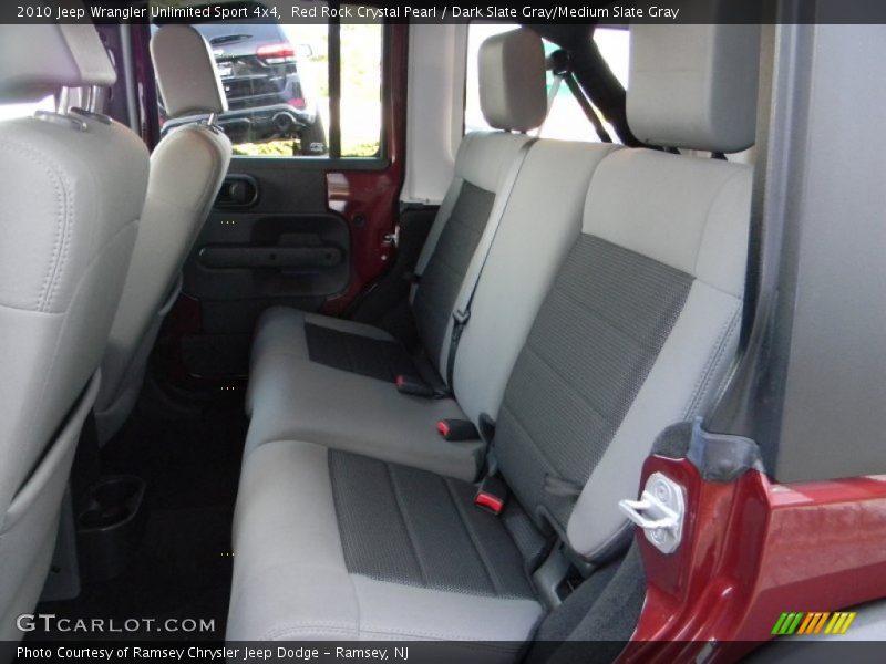 Red Rock Crystal Pearl / Dark Slate Gray/Medium Slate Gray 2010 Jeep Wrangler Unlimited Sport 4x4