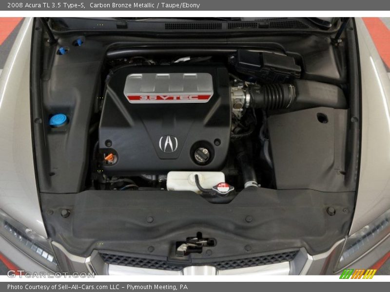 Carbon Bronze Metallic / Taupe/Ebony 2008 Acura TL 3.5 Type-S