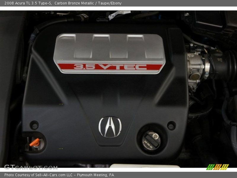 Carbon Bronze Metallic / Taupe/Ebony 2008 Acura TL 3.5 Type-S
