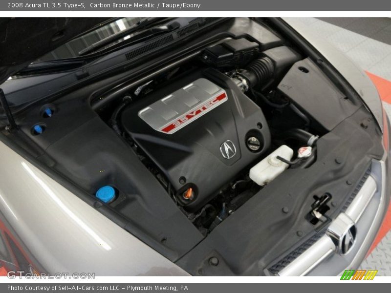 Carbon Bronze Metallic / Taupe/Ebony 2008 Acura TL 3.5 Type-S