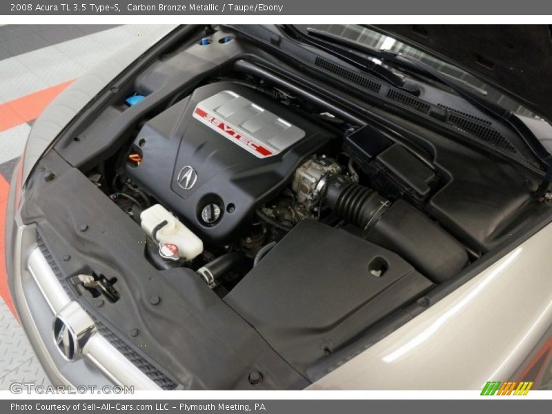 Carbon Bronze Metallic / Taupe/Ebony 2008 Acura TL 3.5 Type-S