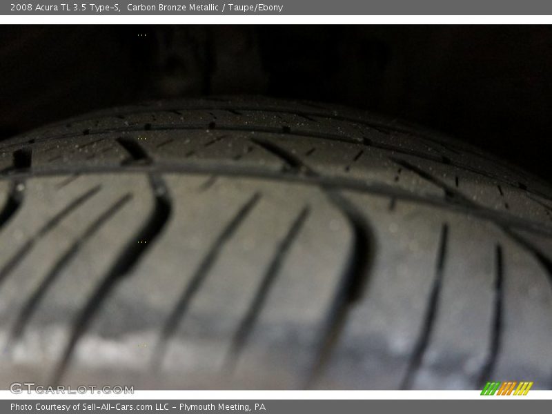Carbon Bronze Metallic / Taupe/Ebony 2008 Acura TL 3.5 Type-S