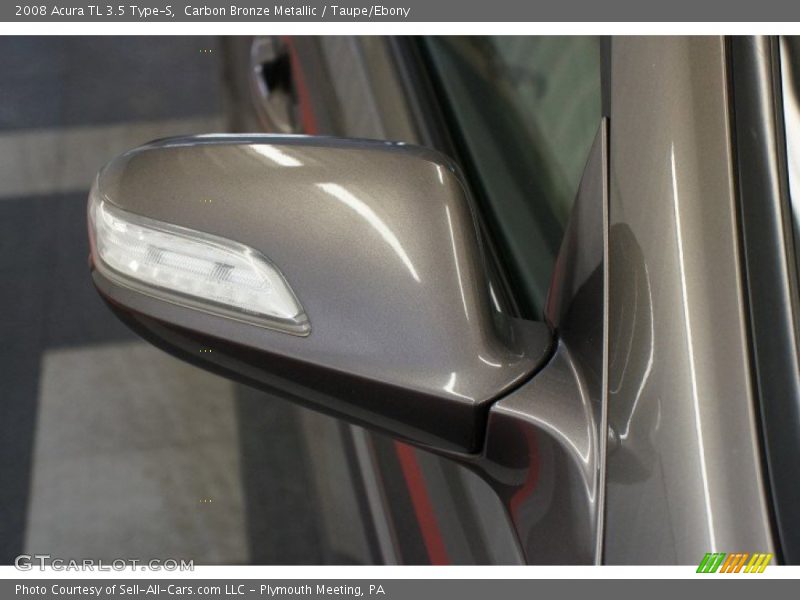 Carbon Bronze Metallic / Taupe/Ebony 2008 Acura TL 3.5 Type-S