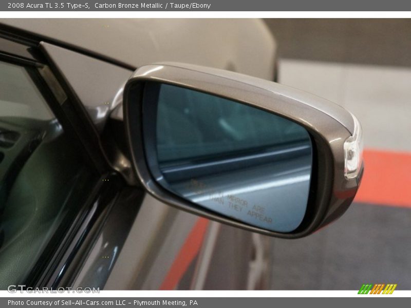 Carbon Bronze Metallic / Taupe/Ebony 2008 Acura TL 3.5 Type-S