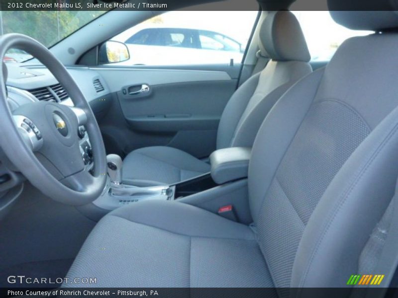 Silver Ice Metallic / Titanium 2012 Chevrolet Malibu LS