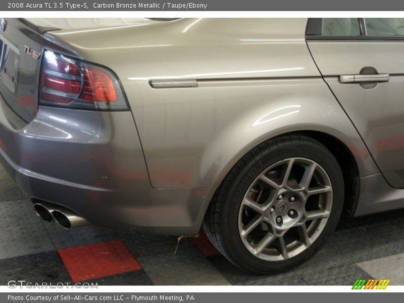 Carbon Bronze Metallic / Taupe/Ebony 2008 Acura TL 3.5 Type-S