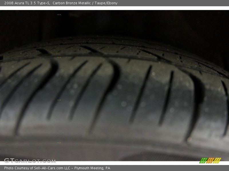 Carbon Bronze Metallic / Taupe/Ebony 2008 Acura TL 3.5 Type-S