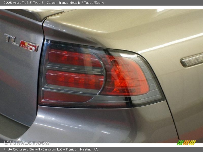 Carbon Bronze Metallic / Taupe/Ebony 2008 Acura TL 3.5 Type-S