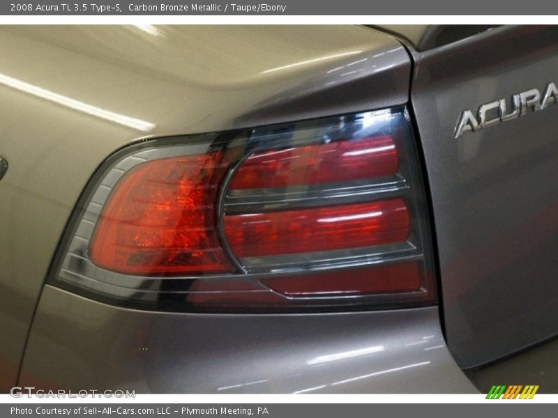 Carbon Bronze Metallic / Taupe/Ebony 2008 Acura TL 3.5 Type-S