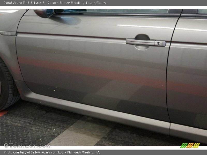 Carbon Bronze Metallic / Taupe/Ebony 2008 Acura TL 3.5 Type-S