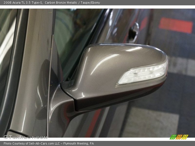 Carbon Bronze Metallic / Taupe/Ebony 2008 Acura TL 3.5 Type-S