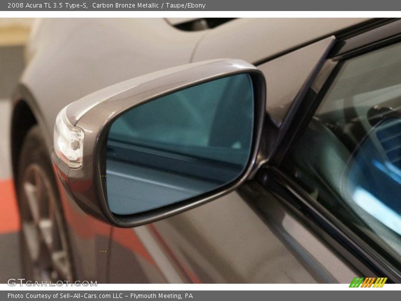 Carbon Bronze Metallic / Taupe/Ebony 2008 Acura TL 3.5 Type-S