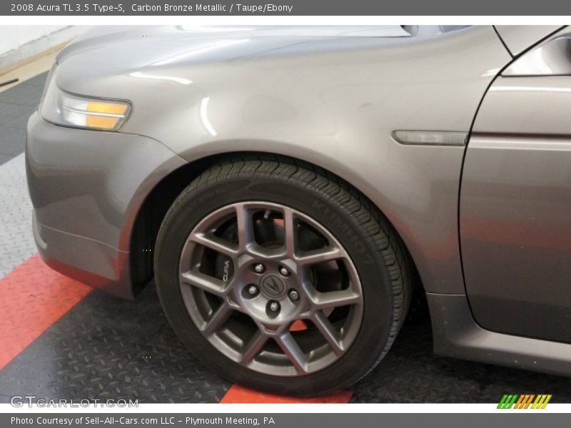 Carbon Bronze Metallic / Taupe/Ebony 2008 Acura TL 3.5 Type-S