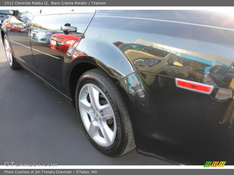 Black Granite Metallic / Titanium 2012 Chevrolet Malibu LS