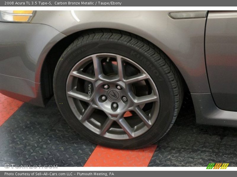 Carbon Bronze Metallic / Taupe/Ebony 2008 Acura TL 3.5 Type-S