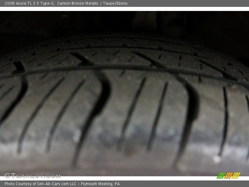 Carbon Bronze Metallic / Taupe/Ebony 2008 Acura TL 3.5 Type-S