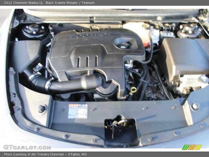 Black Granite Metallic / Titanium 2012 Chevrolet Malibu LS