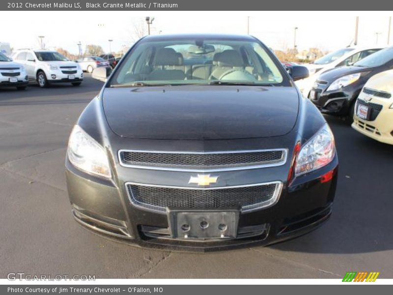 Black Granite Metallic / Titanium 2012 Chevrolet Malibu LS