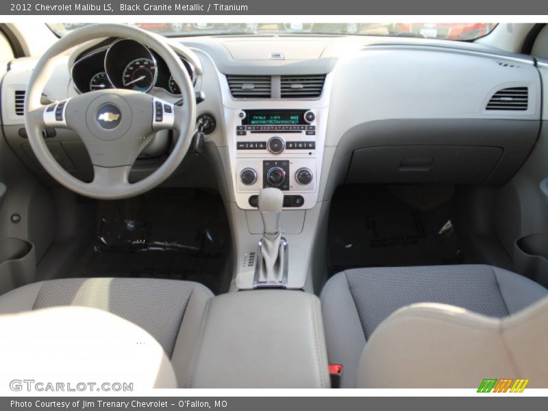 Black Granite Metallic / Titanium 2012 Chevrolet Malibu LS