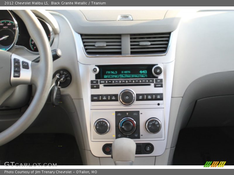 Black Granite Metallic / Titanium 2012 Chevrolet Malibu LS