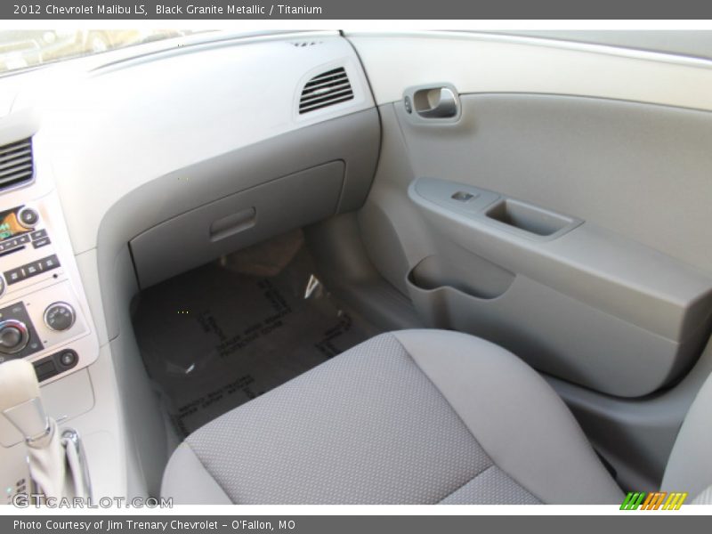 Black Granite Metallic / Titanium 2012 Chevrolet Malibu LS