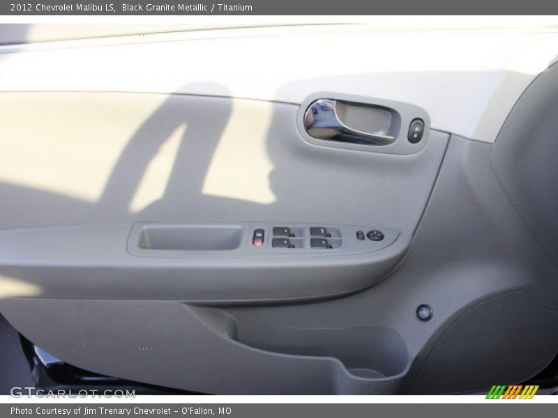 Black Granite Metallic / Titanium 2012 Chevrolet Malibu LS