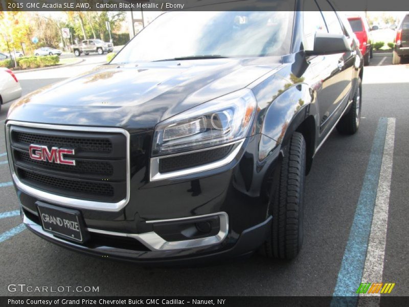 Carbon Black Metallic / Ebony 2015 GMC Acadia SLE AWD