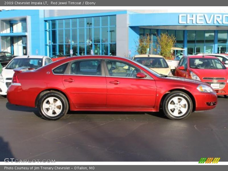 Red Jewel Tintcoat / Ebony 2009 Chevrolet Impala LT