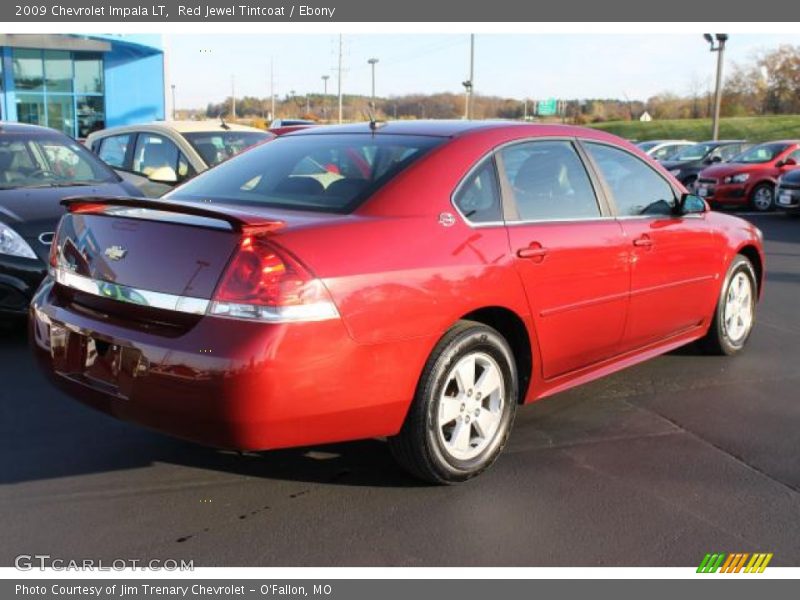 Red Jewel Tintcoat / Ebony 2009 Chevrolet Impala LT