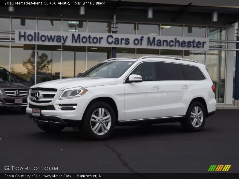 Polar White / Black 2015 Mercedes-Benz GL 450 4Matic