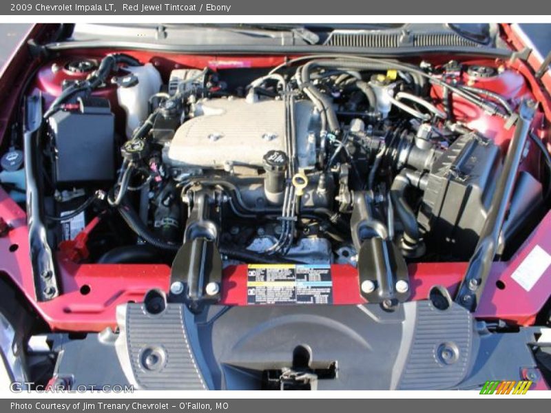 Red Jewel Tintcoat / Ebony 2009 Chevrolet Impala LT