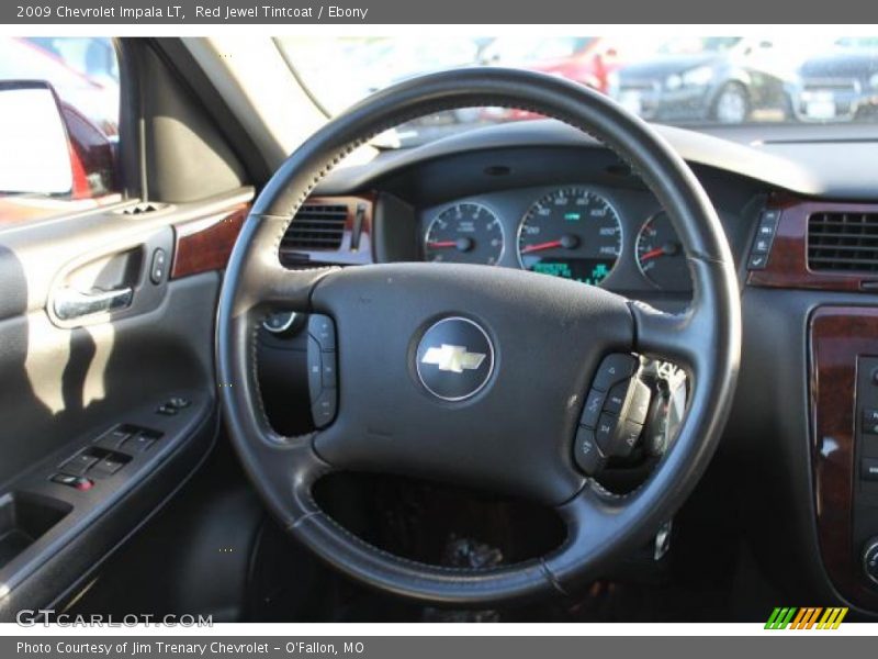 Red Jewel Tintcoat / Ebony 2009 Chevrolet Impala LT