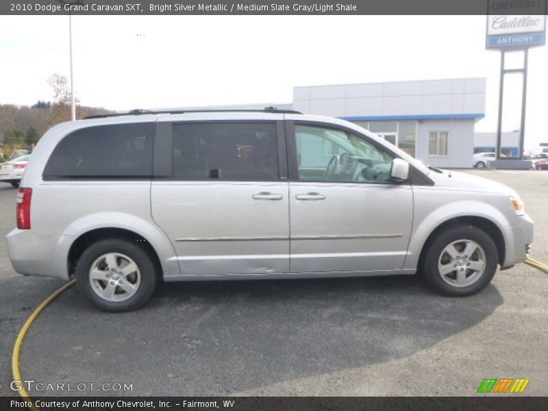 Bright Silver Metallic / Medium Slate Gray/Light Shale 2010 Dodge Grand Caravan SXT