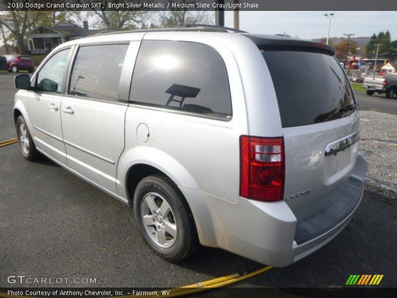 Bright Silver Metallic / Medium Slate Gray/Light Shale 2010 Dodge Grand Caravan SXT