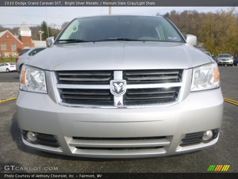 Bright Silver Metallic / Medium Slate Gray/Light Shale 2010 Dodge Grand Caravan SXT