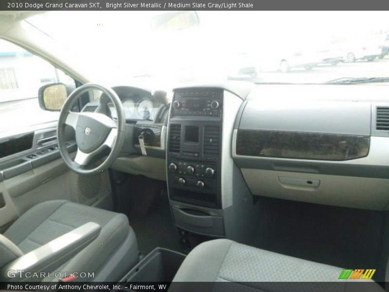 Bright Silver Metallic / Medium Slate Gray/Light Shale 2010 Dodge Grand Caravan SXT