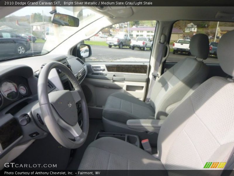 Bright Silver Metallic / Medium Slate Gray/Light Shale 2010 Dodge Grand Caravan SXT