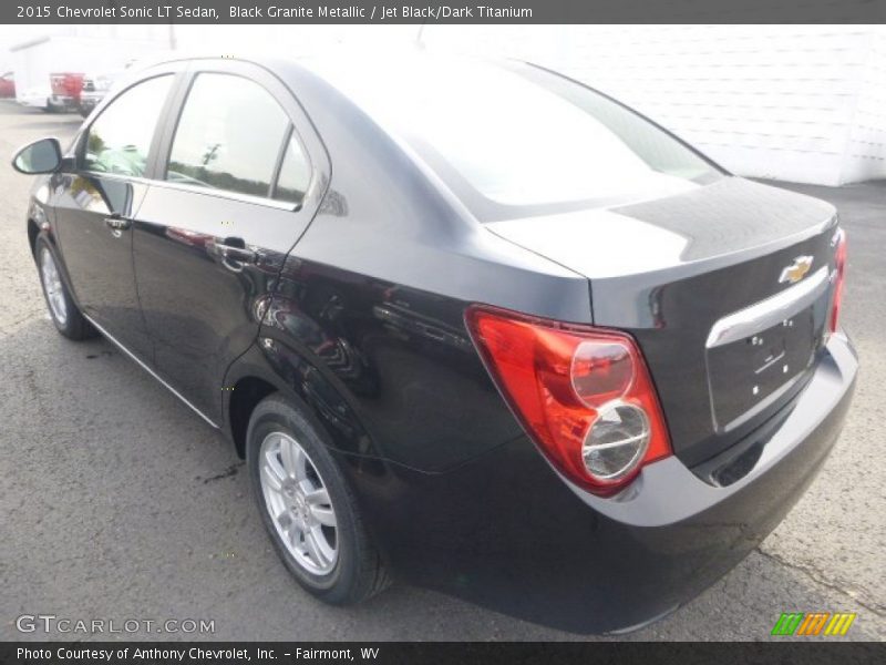 Black Granite Metallic / Jet Black/Dark Titanium 2015 Chevrolet Sonic LT Sedan