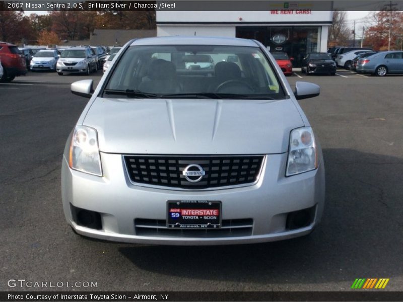 Brilliant Silver / Charcoal/Steel 2007 Nissan Sentra 2.0 S