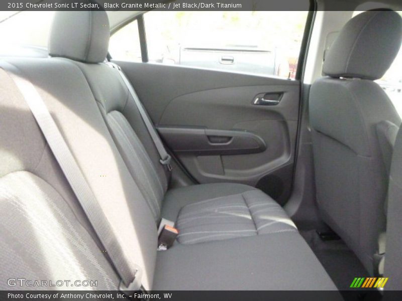 Black Granite Metallic / Jet Black/Dark Titanium 2015 Chevrolet Sonic LT Sedan