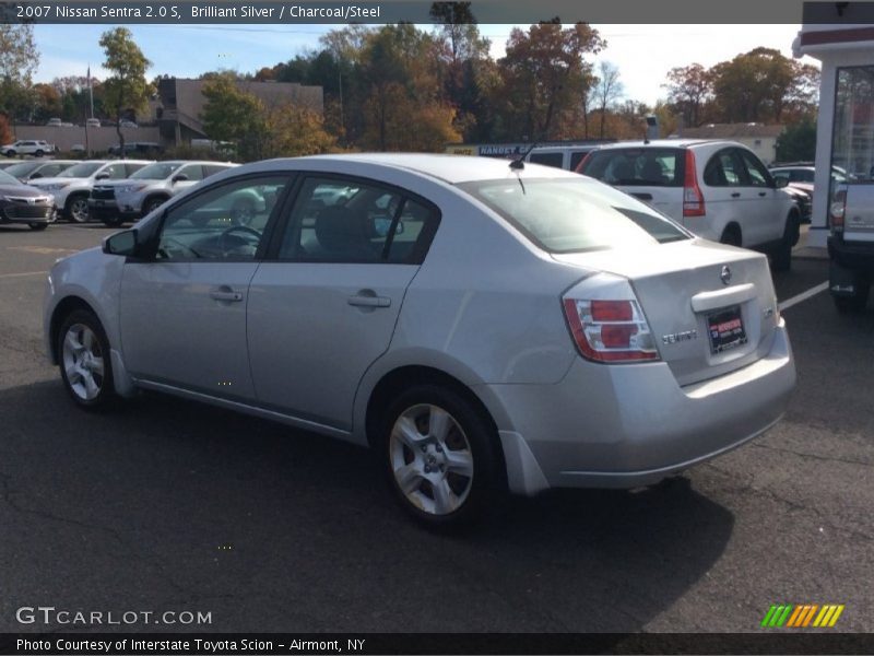 Brilliant Silver / Charcoal/Steel 2007 Nissan Sentra 2.0 S