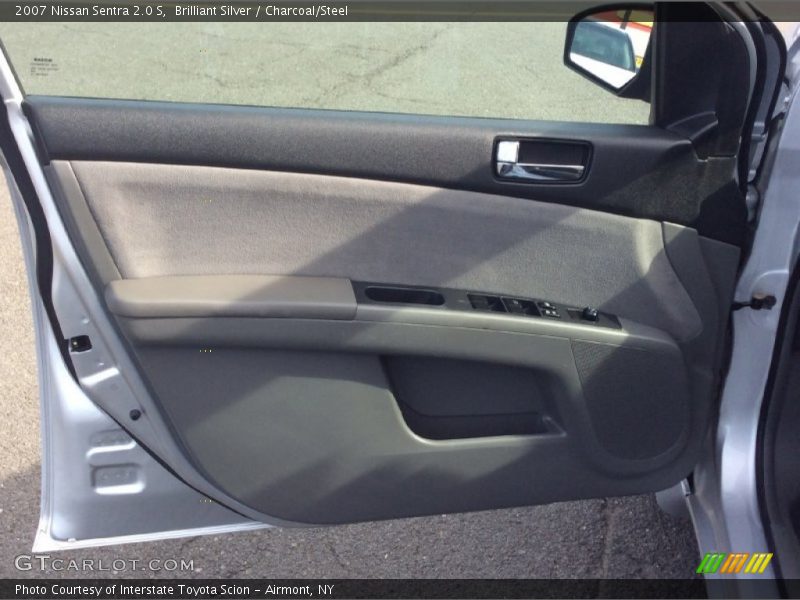 Brilliant Silver / Charcoal/Steel 2007 Nissan Sentra 2.0 S