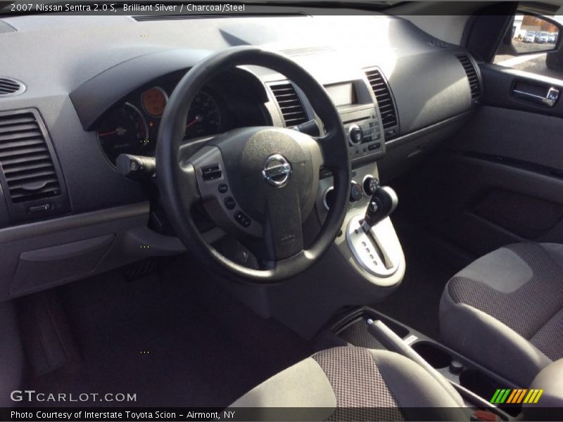 Brilliant Silver / Charcoal/Steel 2007 Nissan Sentra 2.0 S