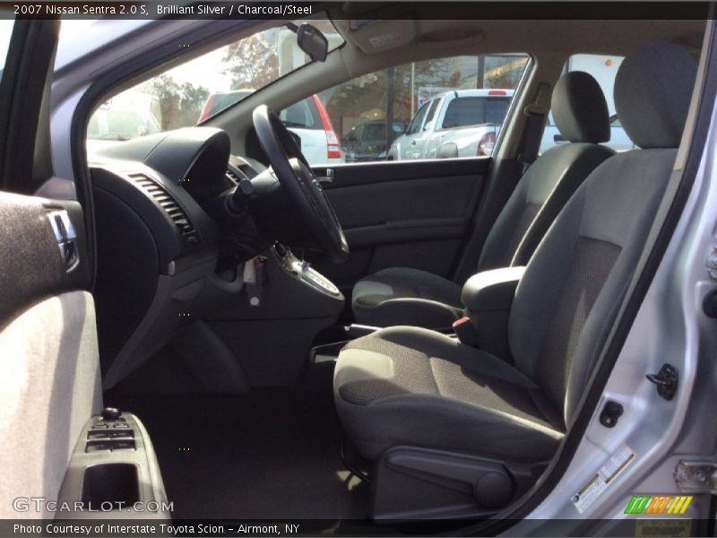 Brilliant Silver / Charcoal/Steel 2007 Nissan Sentra 2.0 S