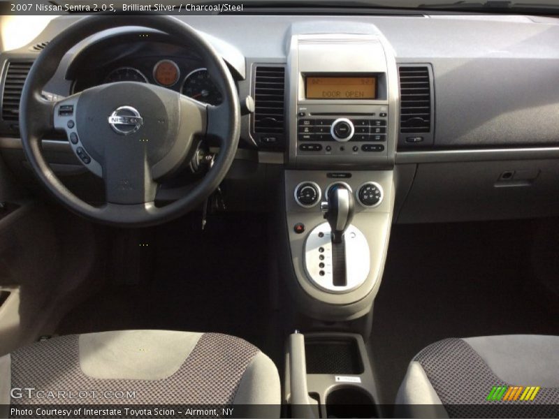 Brilliant Silver / Charcoal/Steel 2007 Nissan Sentra 2.0 S