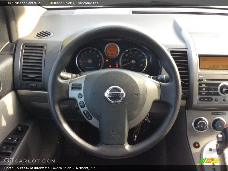 Brilliant Silver / Charcoal/Steel 2007 Nissan Sentra 2.0 S