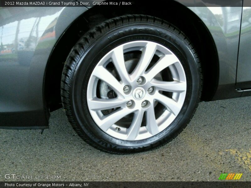 Graphite Mica / Black 2012 Mazda MAZDA3 i Grand Touring 5 Door
